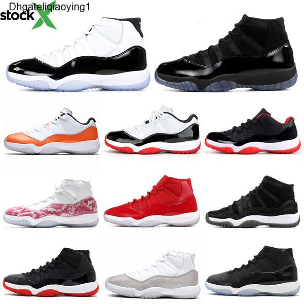 men basketball shoes 11 11s bred concord metallic silver orange trance women mens trainers sport sneakers 5.5-13, Black
men basketball shoes 11 11s bred concord metallic silver orange trance women mens trainers sport sneakers 5.5-13, Black