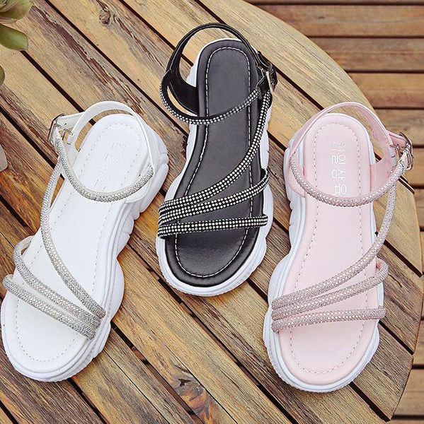 summer new fashionable joker contracted female students rome platform water drill tide bear shoes, Black
summer new fashionable joker contracted female students rome platform water drill tide bear shoes, Black