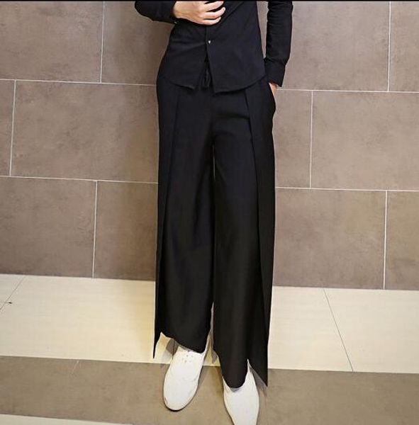 autumn 2018 new personality fashion men's handsome hair stylist casual wide leg western trousers men's singer clothing s-3xl, Black
autumn 2018 new personality fashion men's handsome hair stylist casual wide leg western trousers men's singer clothing s-3xl, Black
