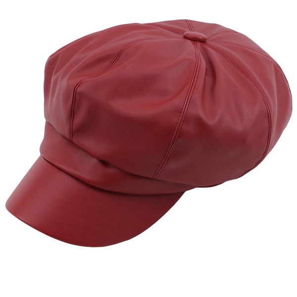 gaoke pu leather octagonal cap newsboy cap retro literary female snapback cap leisure hat accessories, Blue;gray
gaoke pu leather octagonal cap newsboy cap retro literary female snapback cap leisure hat accessories, Blue;gray