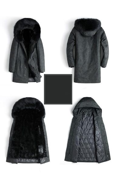 winter jacket natural coat mink parka men real fur collar warm down jackets plus size 6xl veste homme y2290, Black
winter jacket natural coat mink parka men real fur collar warm down jackets plus size 6xl veste homme y2290, Black
