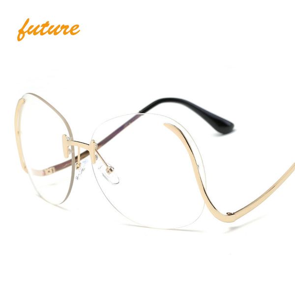 2020 rimless gradient sunglasses women oversized clear lens optics metal frame uv400 vintage sun glasses retro eyewear oculos, White;black
2020 rimless gradient sunglasses women oversized clear lens optics metal frame uv400 vintage sun glasses retro eyewear oculos, White;black