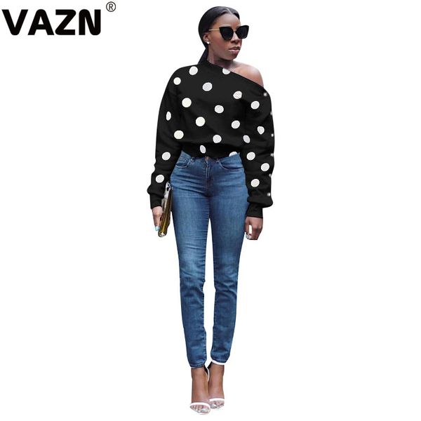 vazn 2020 dot energy young casual daily soft overalls fashion full sleeve women slim wild joker regular hoodies, Black
vazn 2020 dot energy young casual daily soft overalls fashion full sleeve women slim wild joker regular hoodies, Black