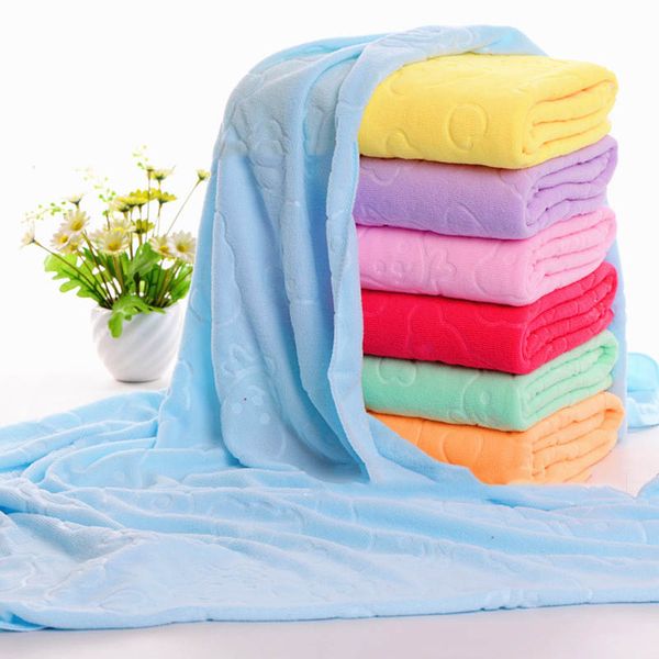 

bath towels 70*140cm 100% microfiber nano quick drying absorbent bright colour soft bath towel 130g 150g 200g 300g 400g