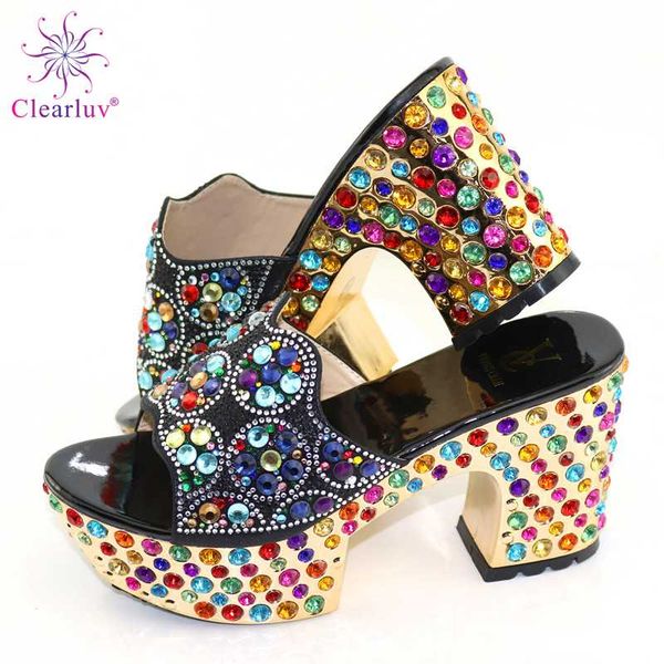 sandals women italian in women african wedding shoes african pointed toe shoes decorated with rhinestone, Black
sandals women italian in women african wedding shoes african pointed toe shoes decorated with rhinestone, Black