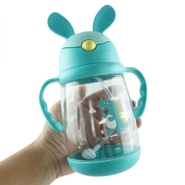 new kids children's cartoon rabbit ears with handle drinking straw learning cup 550ml bpa free
new kids children's cartoon rabbit ears with handle drinking straw learning cup 550ml bpa free