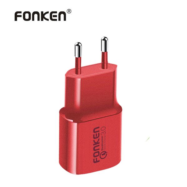 fonken colorful usb charger quick charge 3.0 fast charger max 18w qc3.0 qc2.0 quick charging adapter for mobile phone charger
fonken colorful usb charger quick charge 3.0 fast charger max 18w qc3.0 qc2.0 quick charging adapter for mobile phone charger
