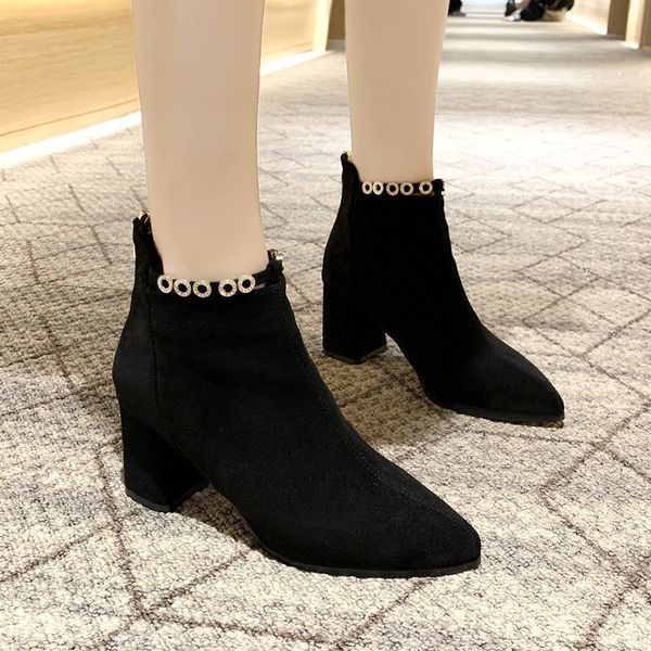 shoes fashion boots woman zipper ankle booties women winter footwear boots-women punk high heel pointy rubber rock autumn low, Black
shoes fashion boots woman zipper ankle booties women winter footwear boots-women punk high heel pointy rubber rock autumn low, Black