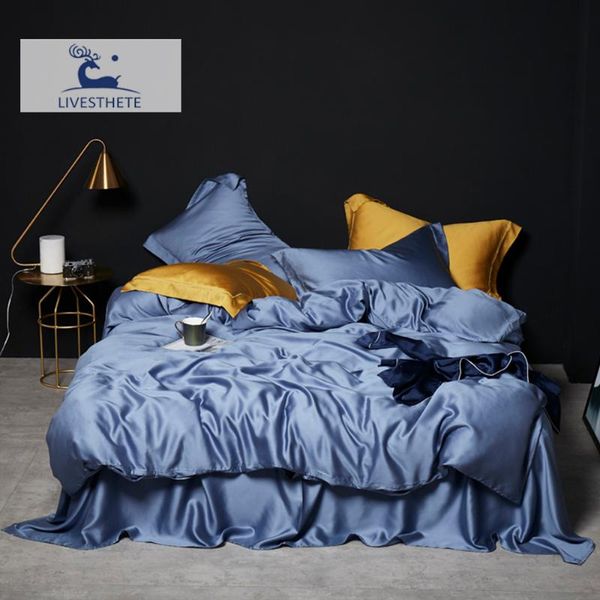 liv-esthete noble 100% silk blue bedding set healthy pure silk luxury king duvet cover flat sheet pillowcase ing
liv-esthete noble 100% silk blue bedding set healthy pure silk luxury king duvet cover flat sheet pillowcase ing