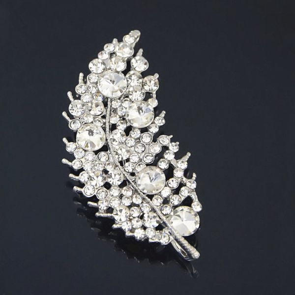 high archives crystal set exquisite leaf brooch alloy feather lead brooch pin host man's suit accessories clothes and ornaments, Gray
high archives crystal set exquisite leaf brooch alloy feather lead brooch pin host man's suit accessories clothes and ornaments, Gray