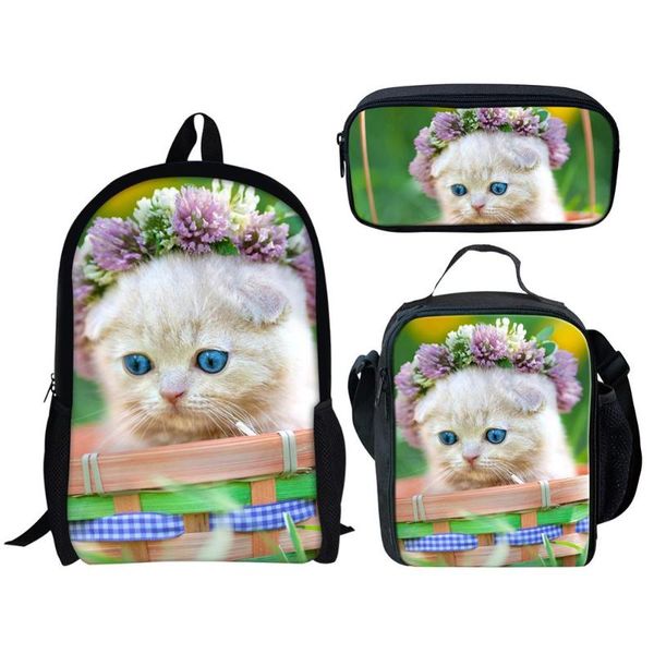 fancy cat flower 3d print 3pcs set school bags for teenage girls kids backpack middle student children satchel kid schoolbag
fancy cat flower 3d print 3pcs set school bags for teenage girls kids backpack middle student children satchel kid schoolbag