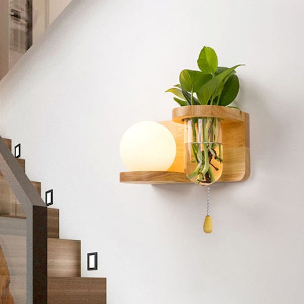 nordic art deco wood shelf glass ball wall lamp creative bedroom nightstand lamps corridor balcony decorative led light fixture
nordic art deco wood shelf glass ball wall lamp creative bedroom nightstand lamps corridor balcony decorative led light fixture
