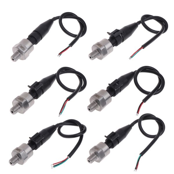 dc5v 1/8npt pressure transducer transmitter sensor stainless steel oil air water
dc5v 1/8npt pressure transducer transmitter sensor stainless steel oil air water