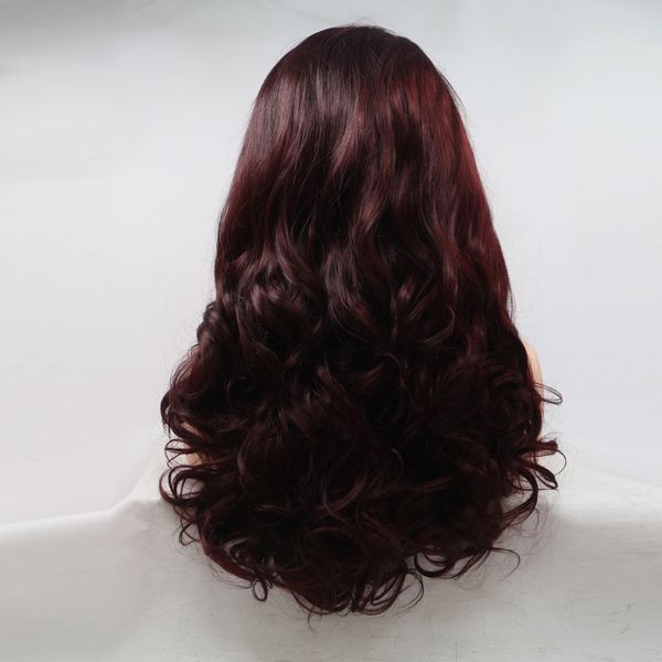 2020 fashion burgundy large wave long wave hair fluffy sweet lace young women show the temperament wig heat synthic wigs wholesale, Black
2020 fashion burgundy large wave long wave hair fluffy sweet lace young women show the temperament wig heat synthic wigs wholesale, Black
