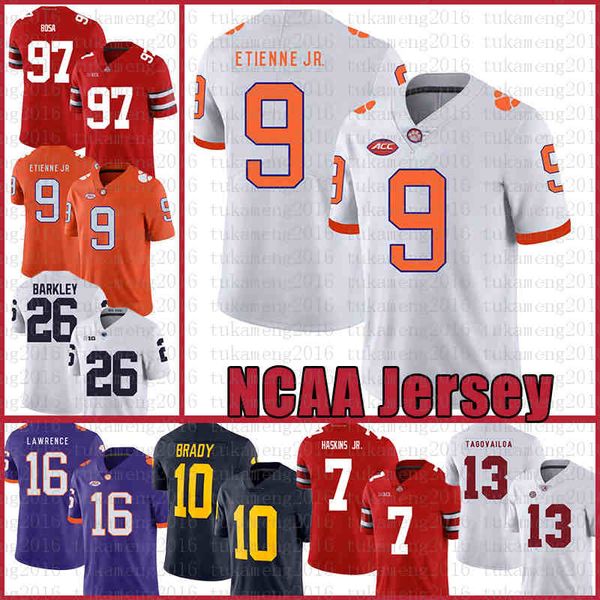clemson tigers american football jersey 16 trevor lawrence 9 travis etienne jr. sports wears tom brady saquon barkley xawef, Black;red
clemson tigers american football jersey 16 trevor lawrence 9 travis etienne jr. sports wears tom brady saquon barkley xawef, Black;red