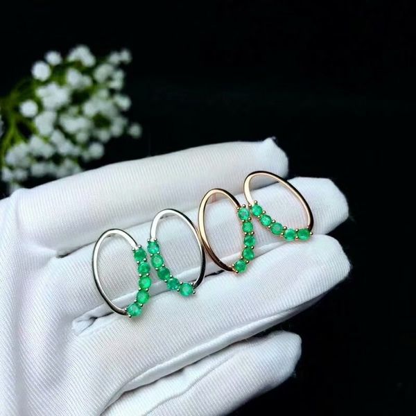 shilovem 925 sterling silver real natural emerald stud earrings classic fine jewelry new wedding wholesale 3*3mm be030306agml cj191203, Golden
shilovem 925 sterling silver real natural emerald stud earrings classic fine jewelry new wedding wholesale 3*3mm be030306agml cj191203, Golden