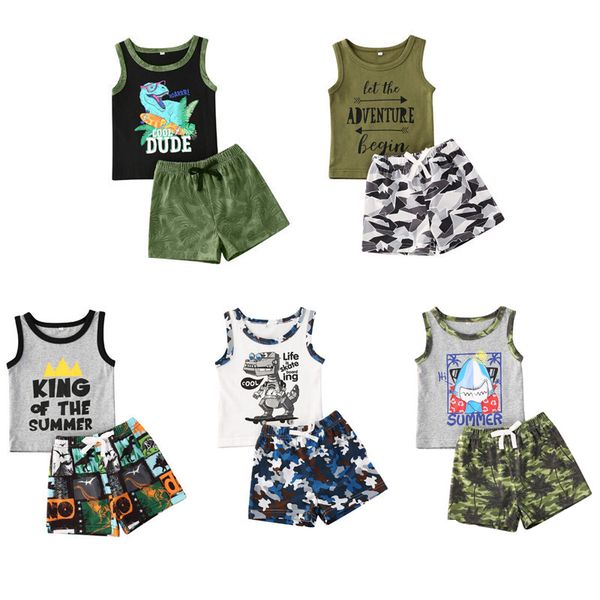 summer baby boy clothes cartoon letter print vest sleeveless + army green shorts 2pcs, White
summer baby boy clothes cartoon letter print vest sleeveless + army green shorts 2pcs, White