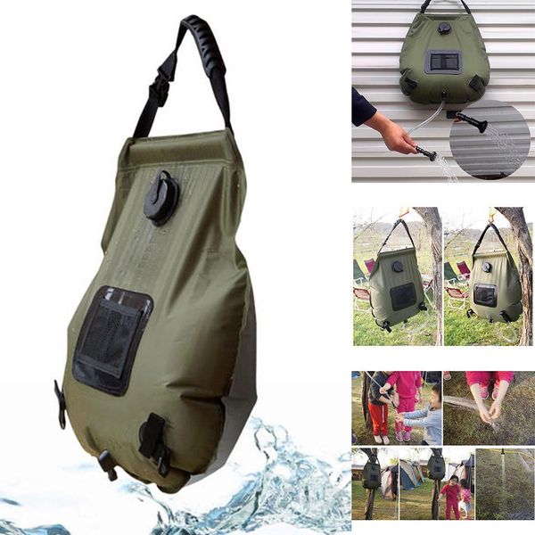 outdoor bathing bag camping solar 0.55kg water bag portable 20l water kit storage army green
outdoor bathing bag camping solar 0.55kg water bag portable 20l water kit storage army green