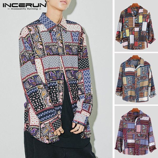 incerun traditional harajuku printed shirt men fashion lapel long sleeve elegant button holiday beach mens blouse camiseta, White;black
incerun traditional harajuku printed shirt men fashion lapel long sleeve elegant button holiday beach mens blouse camiseta, White;black