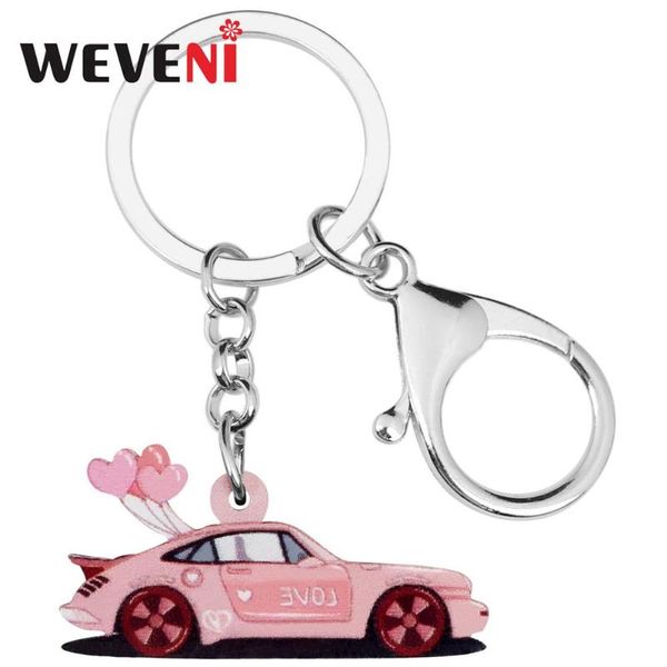 weveni acrylic valentine's day love balloon sports car key chains rings for women girl teen bag car purse charm decorations gift, Silver
weveni acrylic valentine's day love balloon sports car key chains rings for women girl teen bag car purse charm decorations gift, Silver