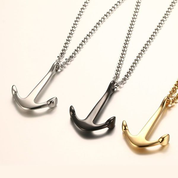 gold necklaces wholesale stainless steel anchor pendants men necklace chain hip hop personalized on the neck male accessories, Silver
gold necklaces wholesale stainless steel anchor pendants men necklace chain hip hop personalized on the neck male accessories, Silver