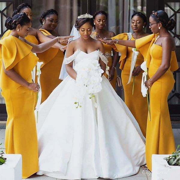yiminpwp gold mermaid bridesmaid dresses one shoulder appliques plus size wedding guest evening party gowns customized, White;pink
yiminpwp gold mermaid bridesmaid dresses one shoulder appliques plus size wedding guest evening party gowns customized, White;pink
