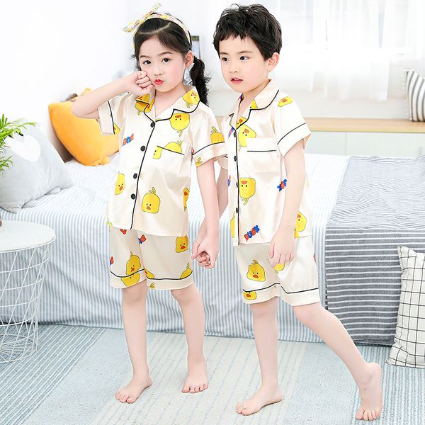 kids pajamas summer boys sleepwear suit nightwear baby girl clothes animal cartoon casual silk pajama sets children's pyjamas, Blue;red
kids pajamas summer boys sleepwear suit nightwear baby girl clothes animal cartoon casual silk pajama sets children's pyjamas, Blue;red
