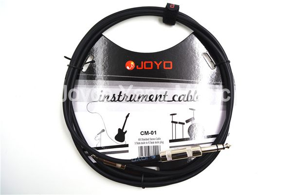 joyo cm-01 6ft 1.8m shielded metal plug 3.5mm male to 6.3mm male stereo audio cable guitar instruments connecting wire
joyo cm-01 6ft 1.8m shielded metal plug 3.5mm male to 6.3mm male stereo audio cable guitar instruments connecting wire