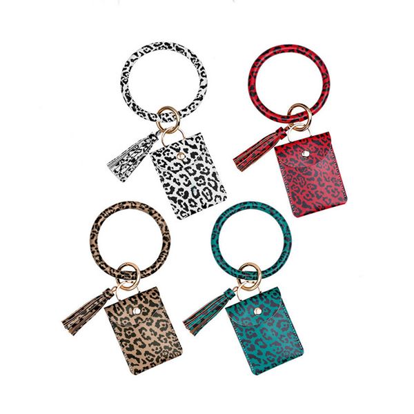 circle bangle wristlets wallet coin purses tassels keychain card holder bag ladies leopard pu leather bracelets key chain zero wallet e22909, White
circle bangle wristlets wallet coin purses tassels keychain card holder bag ladies leopard pu leather bracelets key chain zero wallet e22909, White