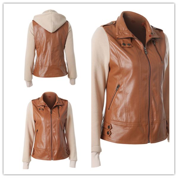 2019 new faux leather jacket women hoodies winter autumn motorcycle jacket black outerwear pu coat plus size female
2019 new faux leather jacket women hoodies winter autumn motorcycle jacket black outerwear pu coat plus size female