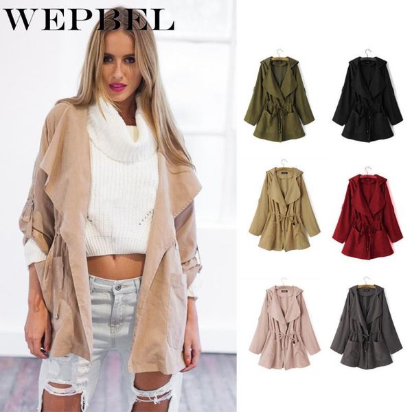 wepbel womens warm long coat hooded windbreaker jacket turndown collar pocket outwear parka, Tan;black
wepbel womens warm long coat hooded windbreaker jacket turndown collar pocket outwear parka, Tan;black