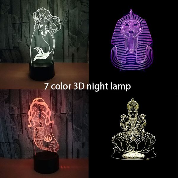 creative tale mermaid princess 7 color changing led baby night light 3d lamp decor bedroom lighting for wedding party gift
creative tale mermaid princess 7 color changing led baby night light 3d lamp decor bedroom lighting for wedding party gift