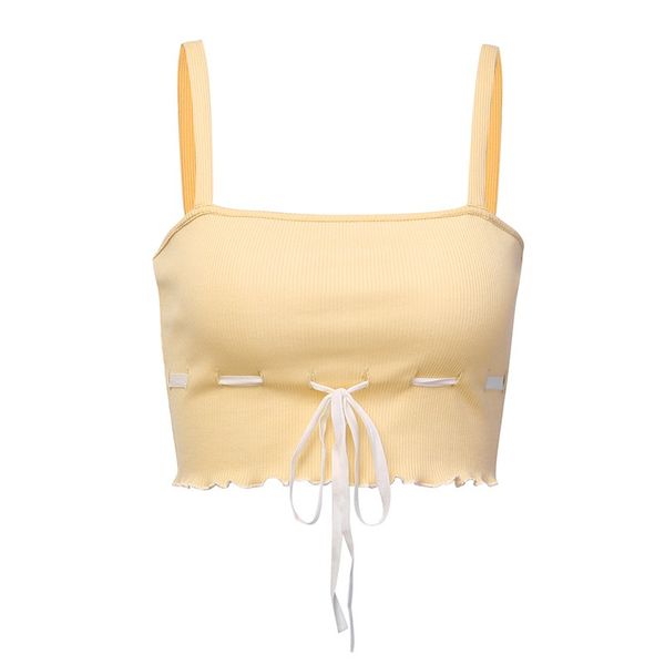 women summer solid ruffles lace up tank sleeveless casual crop open-neck halter top, White
women summer solid ruffles lace up tank sleeveless casual crop open-neck halter top, White