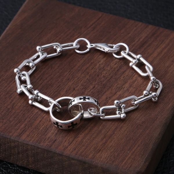 925 sterling silver fashion jewelry silver bracelet with thai restoring ancient ways is the female model, Golden;silver
925 sterling silver fashion jewelry silver bracelet with thai restoring ancient ways is the female model, Golden;silver