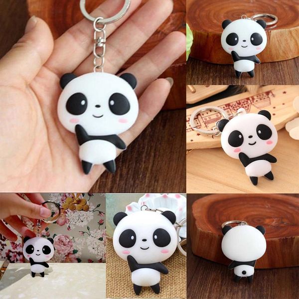 50 pcs cute cartoon panda silicone as picture keychain holder, accessory chain bag decoration keyring holder, Silver
50 pcs cute cartoon panda silicone as picture keychain holder, accessory chain bag decoration keyring holder, Silver