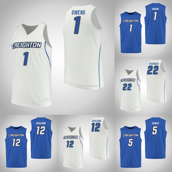 brooke kissinger men's creighton bluejays gracey griglione jade owens jaylyn agnew white blue stitched college basketball jersey, Black
brooke kissinger men's creighton bluejays gracey griglione jade owens jaylyn agnew white blue stitched college basketball jersey, Black