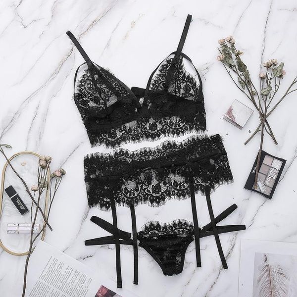 exotic lingerie set women plus size hollow out floral bra garter thongs set perspective underwear sous vetement femme, Red;black
exotic lingerie set women plus size hollow out floral bra garter thongs set perspective underwear sous vetement femme, Red;black