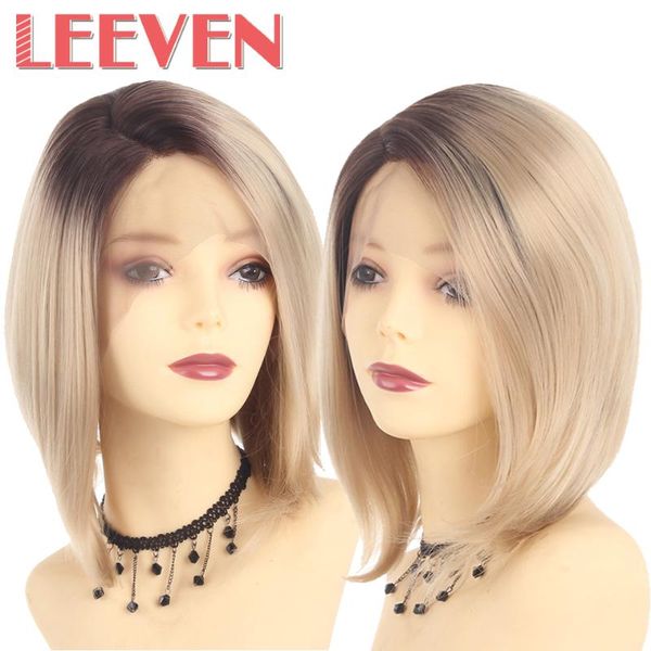 leeven synthetic lace front wigs for woman 613 blonde brown bob wigs short straight hair cosplay hairstyle for america female, Black
leeven synthetic lace front wigs for woman 613 blonde brown bob wigs short straight hair cosplay hairstyle for america female, Black