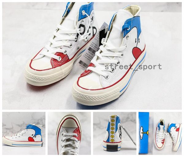 2019 designer doraemon x 1970s canvas casual shoes conversing women mens fashion sneakers white blue red des chaussures zapatos scarpe, White;red
2019 designer doraemon x 1970s canvas casual shoes conversing women mens fashion sneakers white blue red des chaussures zapatos scarpe, White;red