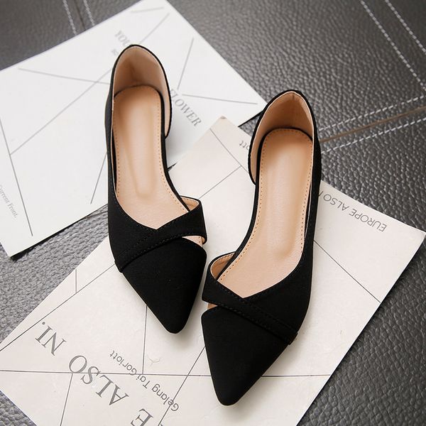 35-41 women shoes woman flat shoes pointed toe fashion 2020 autumn new comfortable soft bottom flat fashion, Black
35-41 women shoes woman flat shoes pointed toe fashion 2020 autumn new comfortable soft bottom flat fashion, Black