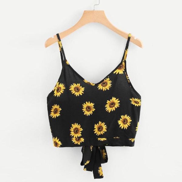 sunflower tank women floral bandage bow sling cropped vest summer short camisole women tank debardeur femme, White
sunflower tank women floral bandage bow sling cropped vest summer short camisole women tank debardeur femme, White