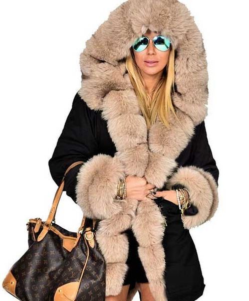 2019 winter explosion style slim warm women's jacket european and american long hooded coat cotton coat, Black
2019 winter explosion style slim warm women's jacket european and american long hooded coat cotton coat, Black