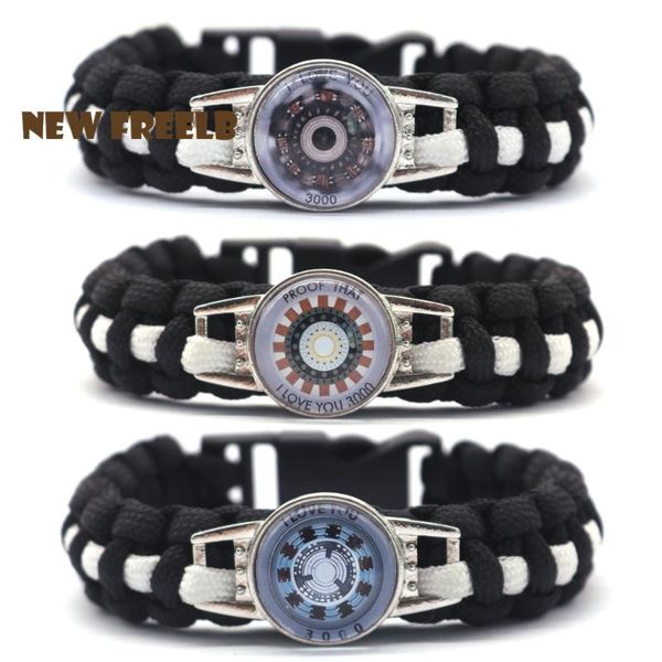 marvel 4 i love you 3000 paracord survival bracelets black rope outdoor camping handmade jewelry father's day gift, White
marvel 4 i love you 3000 paracord survival bracelets black rope outdoor camping handmade jewelry father's day gift, White