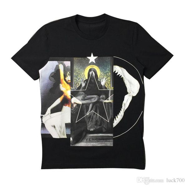 19ss luxury mens t shirt fashion men round neck short sleeve mens designer casual black tees size m-2xl, White;black
19ss luxury mens t shirt fashion men round neck short sleeve mens designer casual black tees size m-2xl, White;black