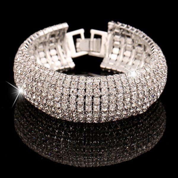 fashion charm women full crystal rhinestone cuff bracelet bangle bling wristband women wedding bridal bracelet jewelry gift, Golden;silver
fashion charm women full crystal rhinestone cuff bracelet bangle bling wristband women wedding bridal bracelet jewelry gift, Golden;silver
