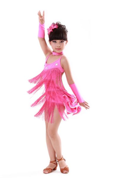 2016 new girls tassel latin dance dress spandex halter rhinestone ballroom dance dress cha cha/rumba/samba performance cloths 1#, Black;red
2016 new girls tassel latin dance dress spandex halter rhinestone ballroom dance dress cha cha/rumba/samba performance cloths 1#, Black;red