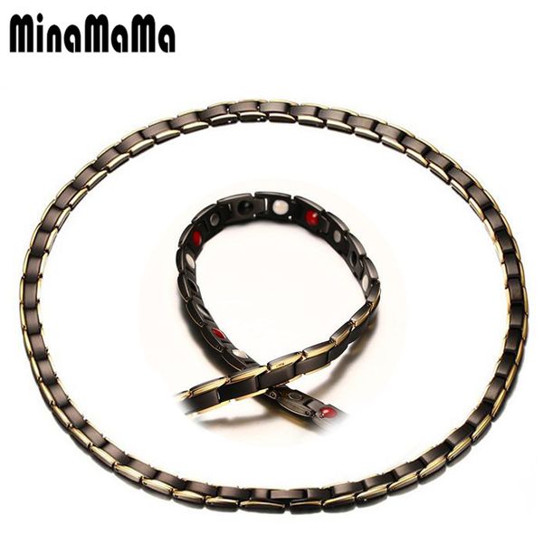 316l stainless steel black necklaces energy balance health elements germanium magnetic necklaces for men women power jewelry, Silver
316l stainless steel black necklaces energy balance health elements germanium magnetic necklaces for men women power jewelry, Silver