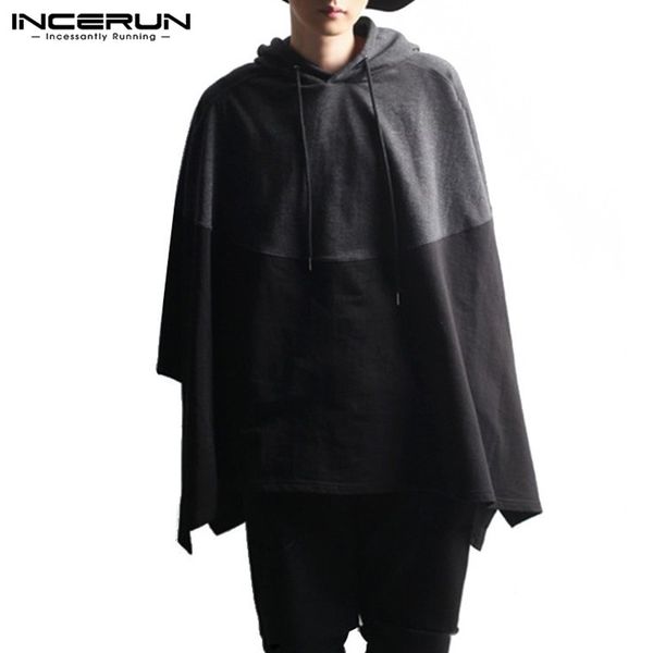 осенняя мода мужчина лоскутный с капюшоном плащ cape толстовка повседневного vintage comfort багги mens нерегулярных куртки толстовка, Black
осенняя мода мужчина лоскутный с капюшоном плащ cape толстовка повседневного vintage comfort багги mens нерегулярных куртки толстовка, Black
