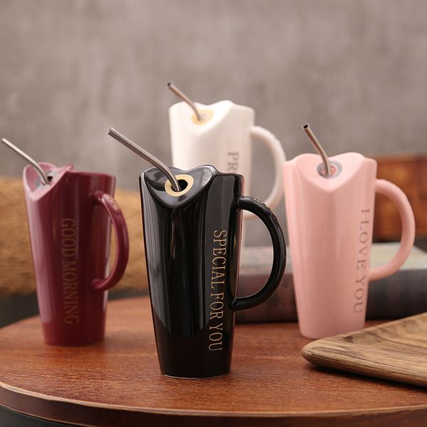 16oz creative ceramic cup with straws korean microwave milk cup office coffee juice mug water cup
16oz creative ceramic cup with straws korean microwave milk cup office coffee juice mug water cup