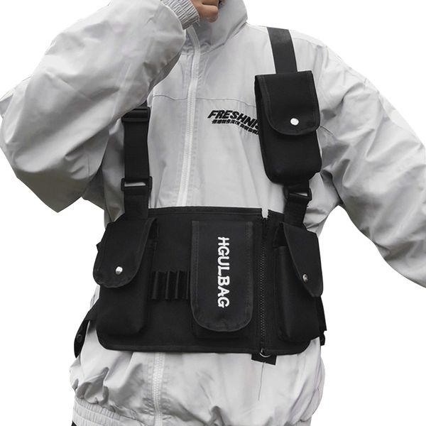 men chest rig bag women waist pack hip hop shoulder crossbody man tactical kanye west vest chest black streetwear bags 510
men chest rig bag women waist pack hip hop shoulder crossbody man tactical kanye west vest chest black streetwear bags 510